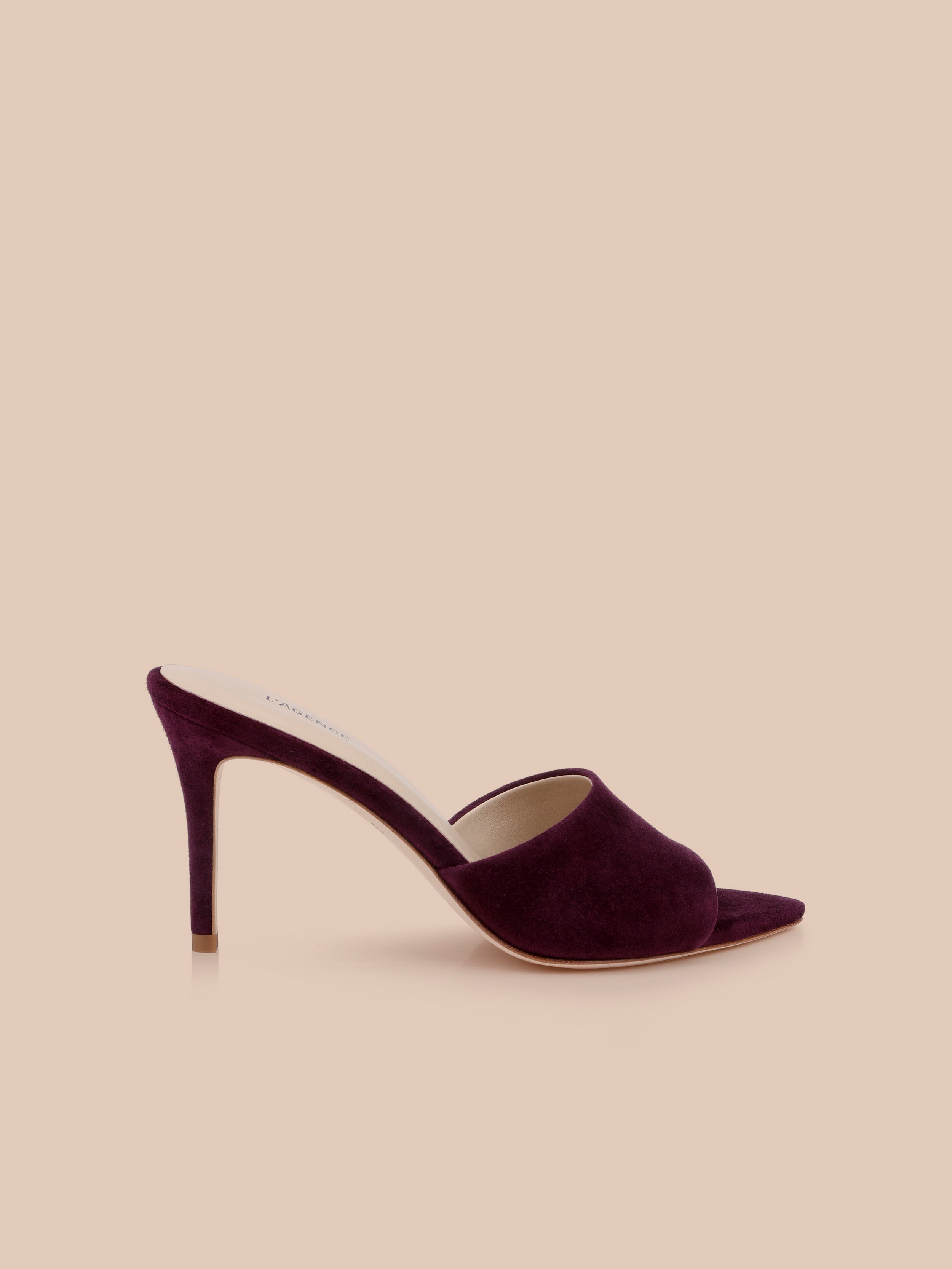 L'AGENCE Lolita Viii Sandal in Burgundy