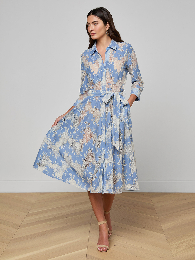 Designer Lace Dresses | L'AGENCE Luxury French Fashion