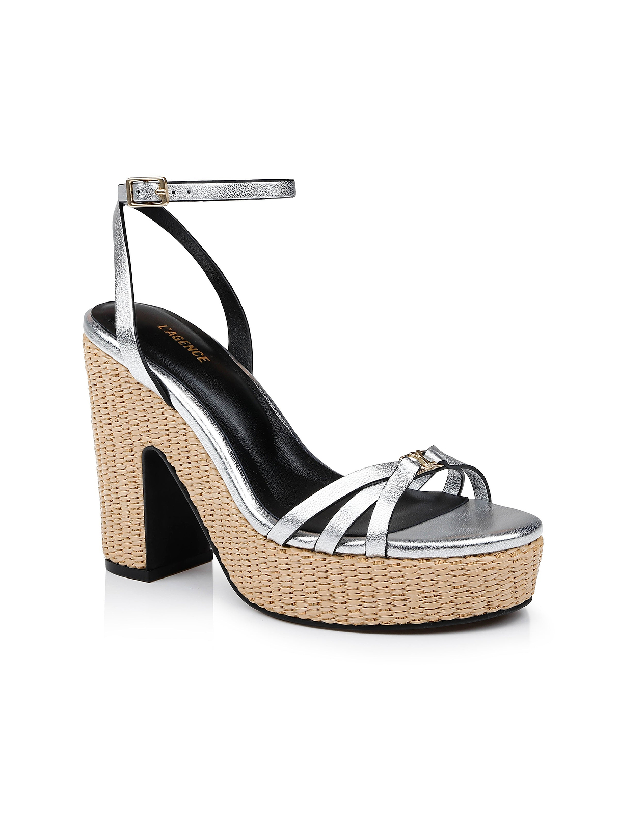 drop　Al Van She's Coming CD　シューゲイザー　入手困難 Genevra Platform Sandal in Silver Leather | L'AGENCE