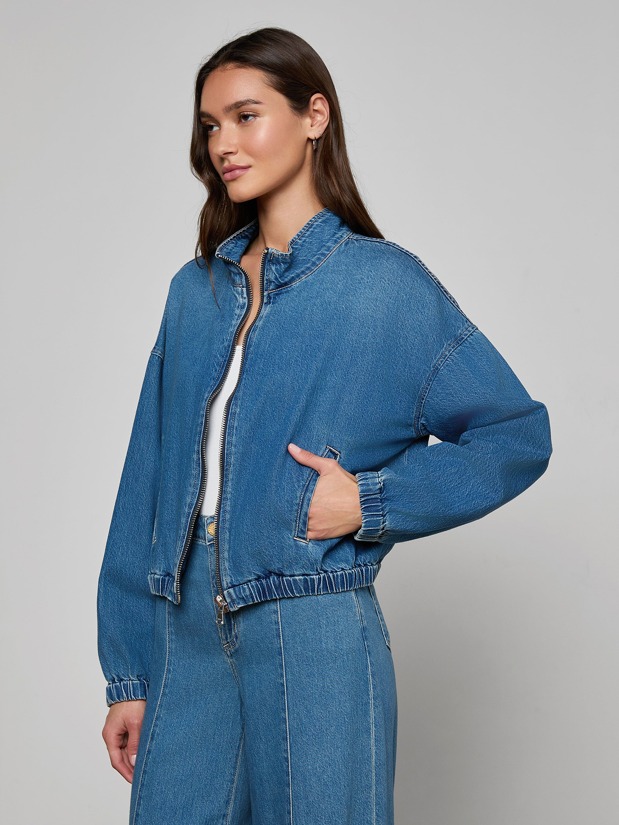 Dunia Jean Jacket in Wilton | L'AGENCE