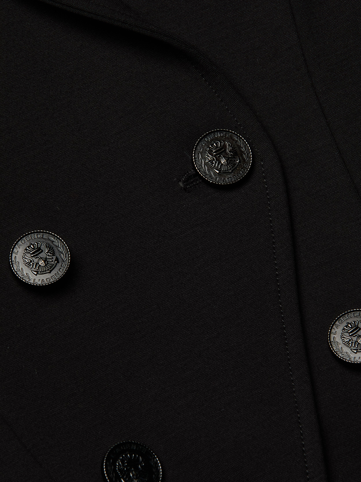 Emerson Ponte Blazer in Black | L'AGENCE