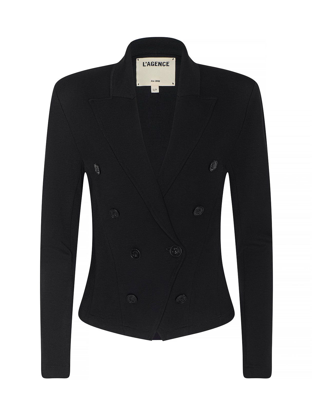 Emerson Ponte Blazer in Black | L'AGENCE