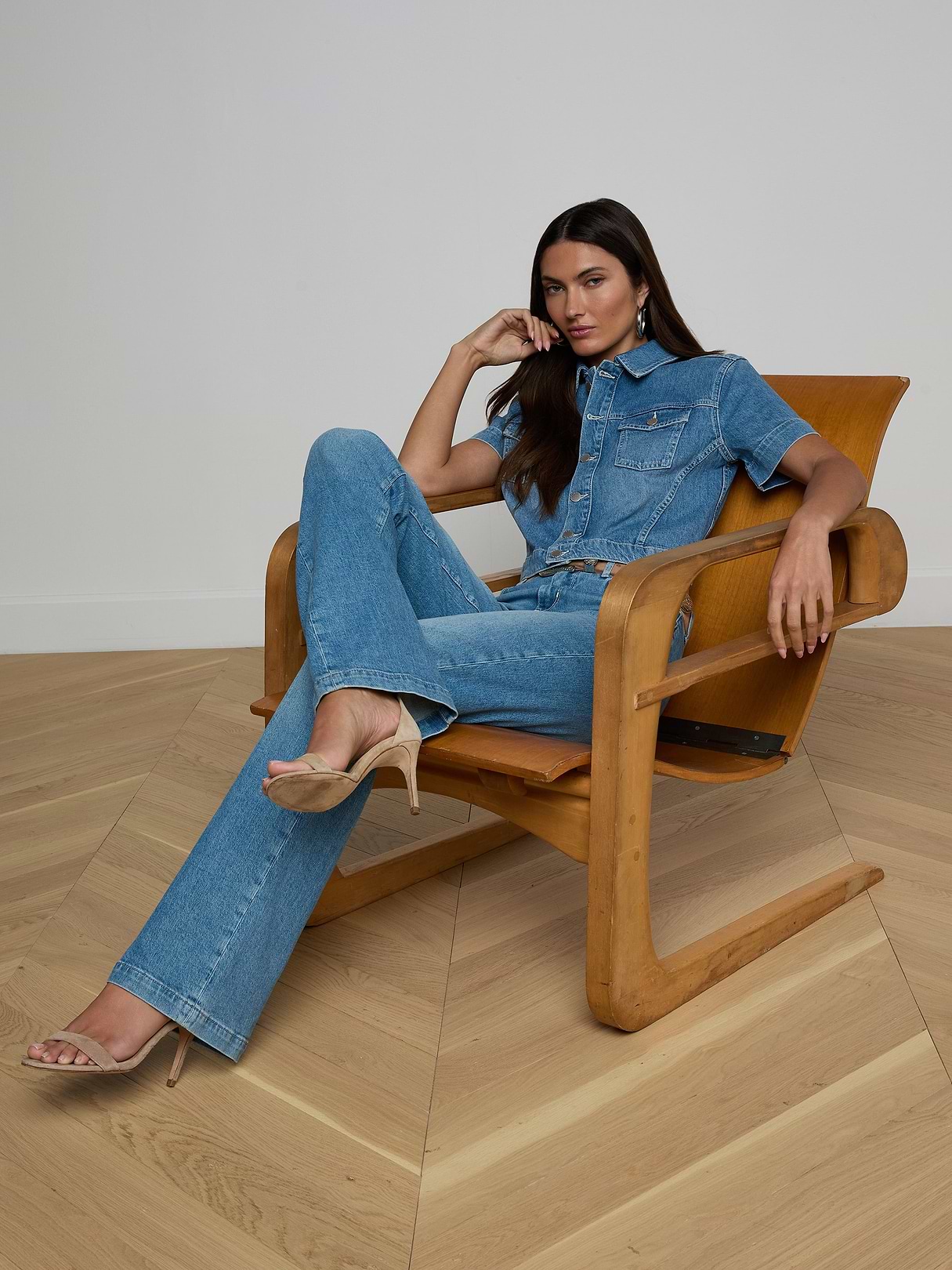 Kirstie Jean Shirt Jacket in Calabasas | L'AGENCE