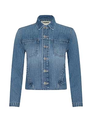 L'AGENCE Janelle Jean Jacket In Carmel L'AGENCE Janelle Jean Jacket In Carmel