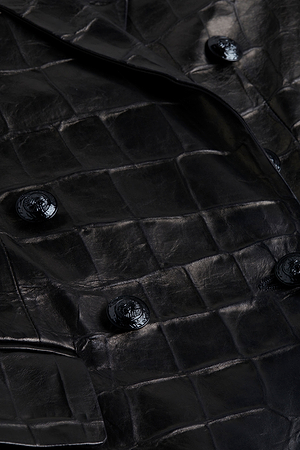 Kenzie Leather Blazer blazer L'AGENCE Sale   