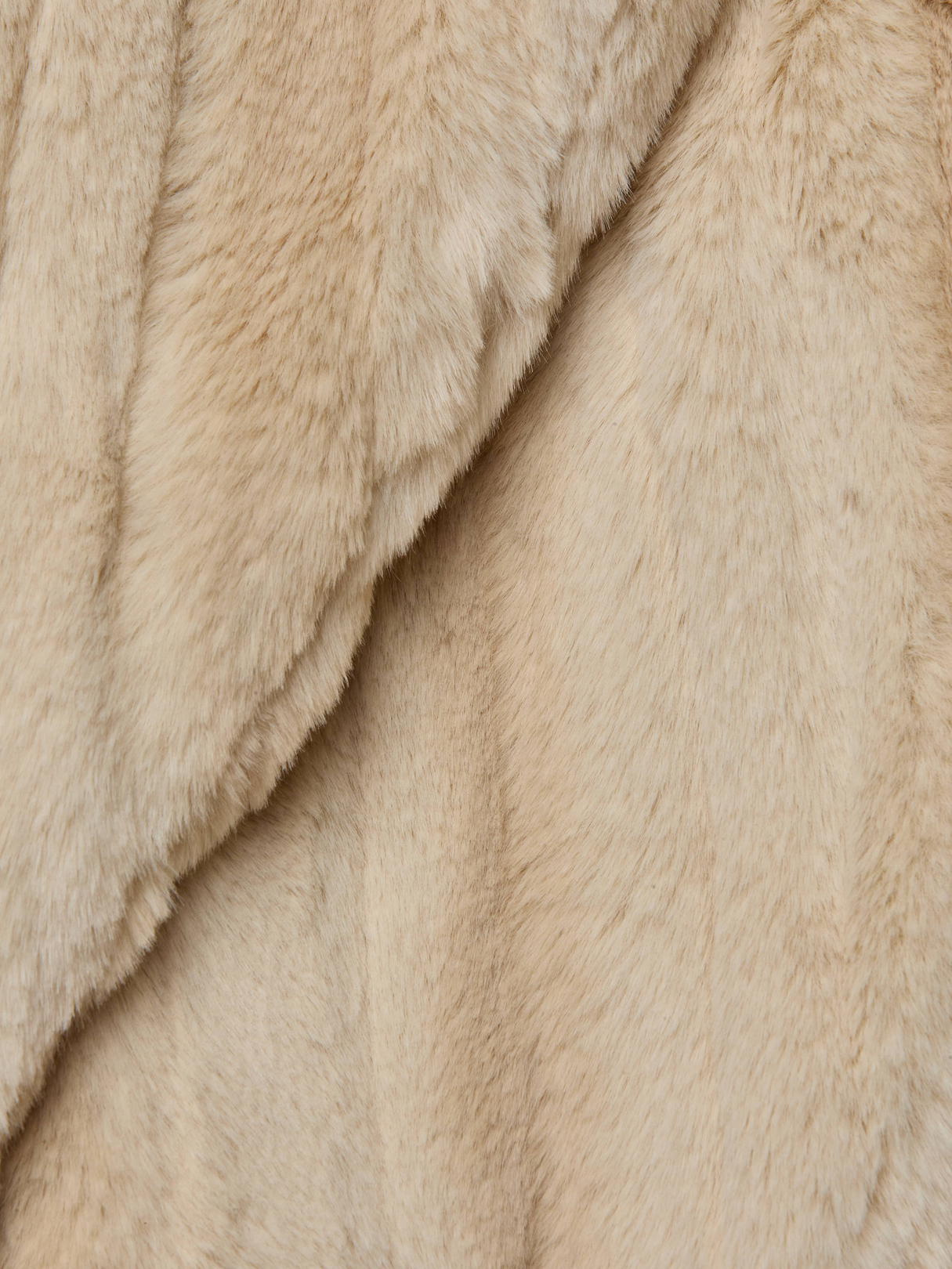 Davy Faux Fur Jacket in Latte Striped Fur | L'AGENCE