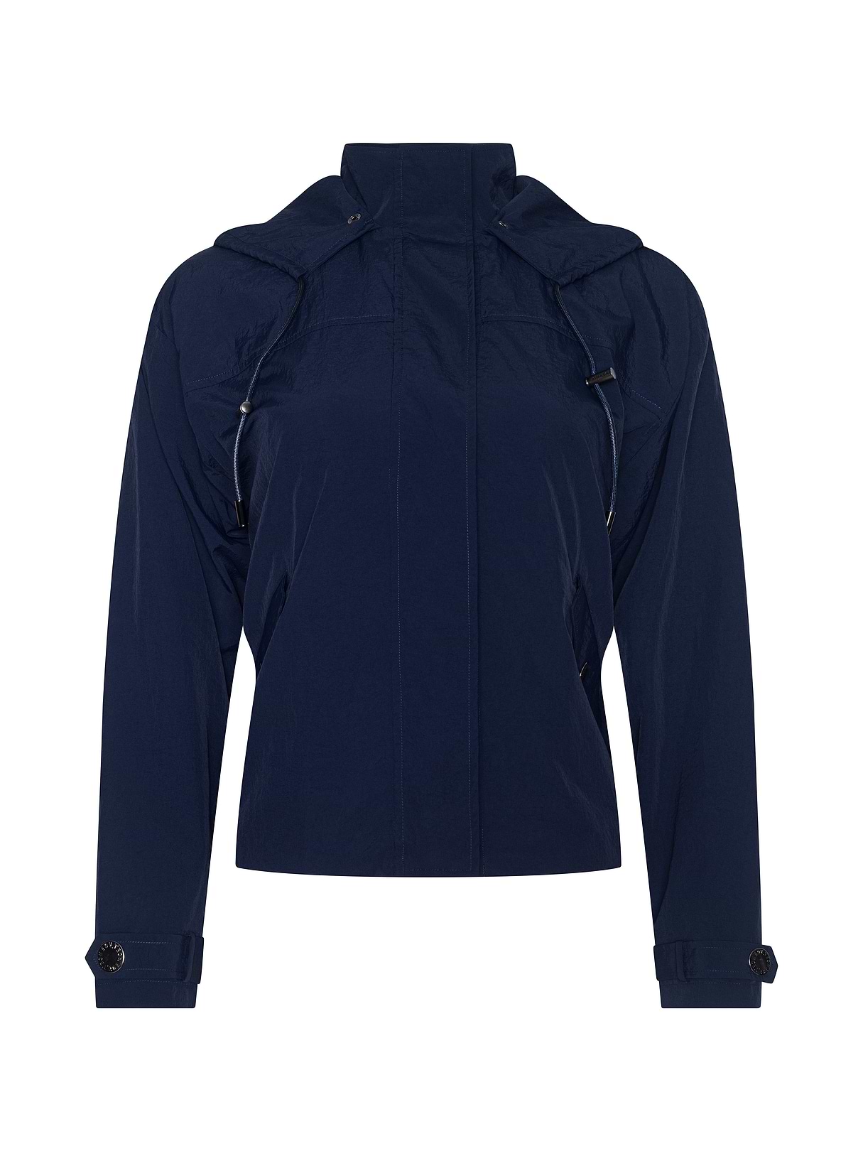 Geovana Hooded Windbreaker in Midnight | L'AGENCE