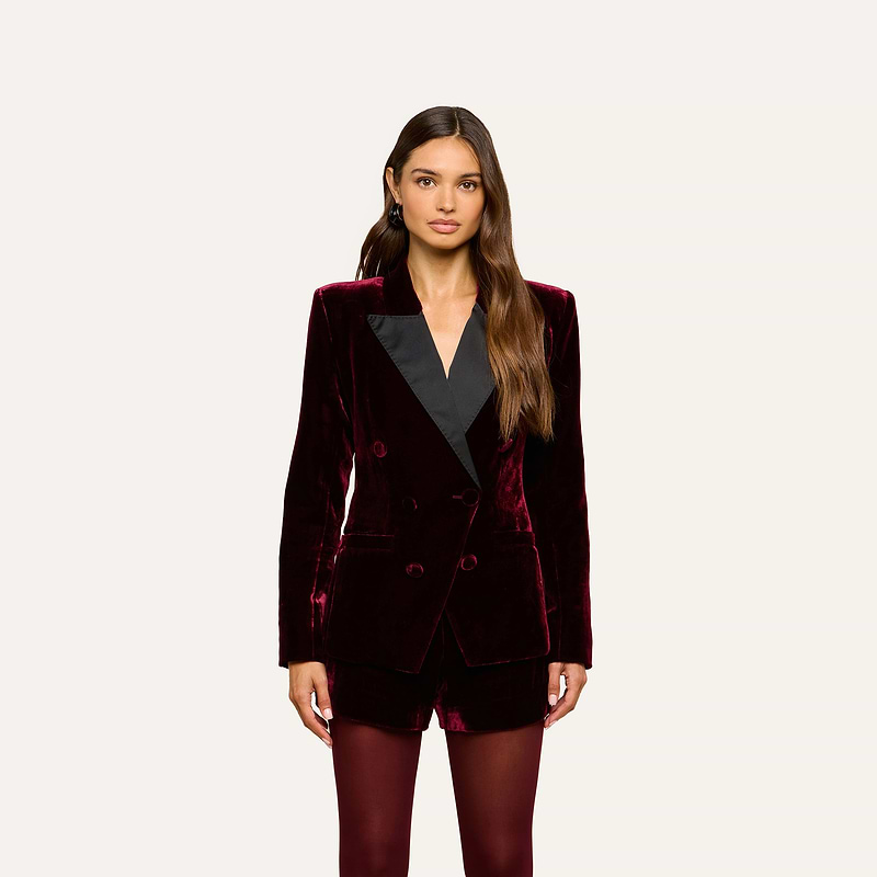 Kyomi Velvet Blazer