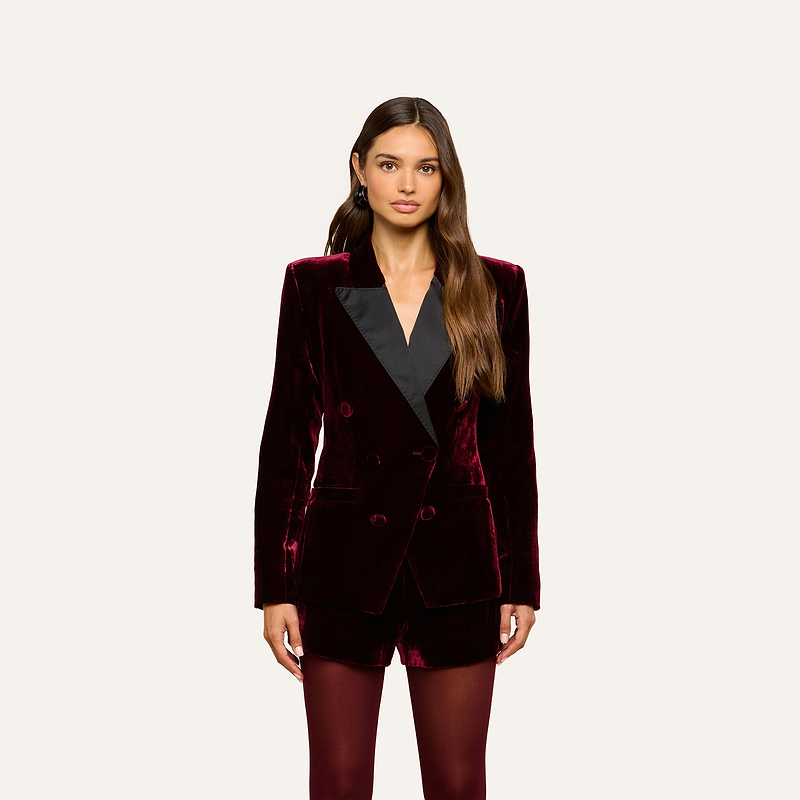 Kyomi Velvet Blazer