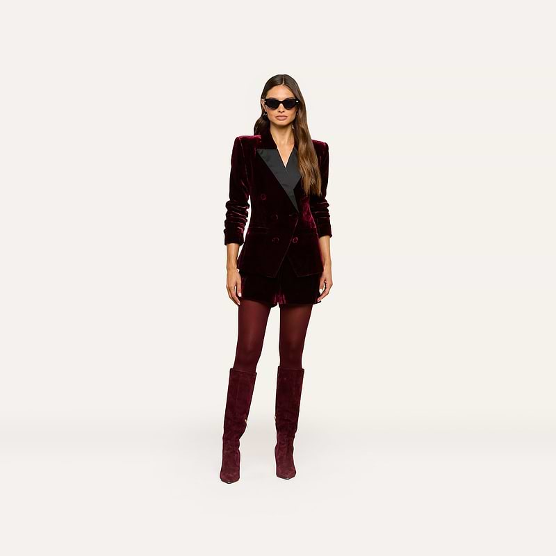 Kyomi Velvet Blazer