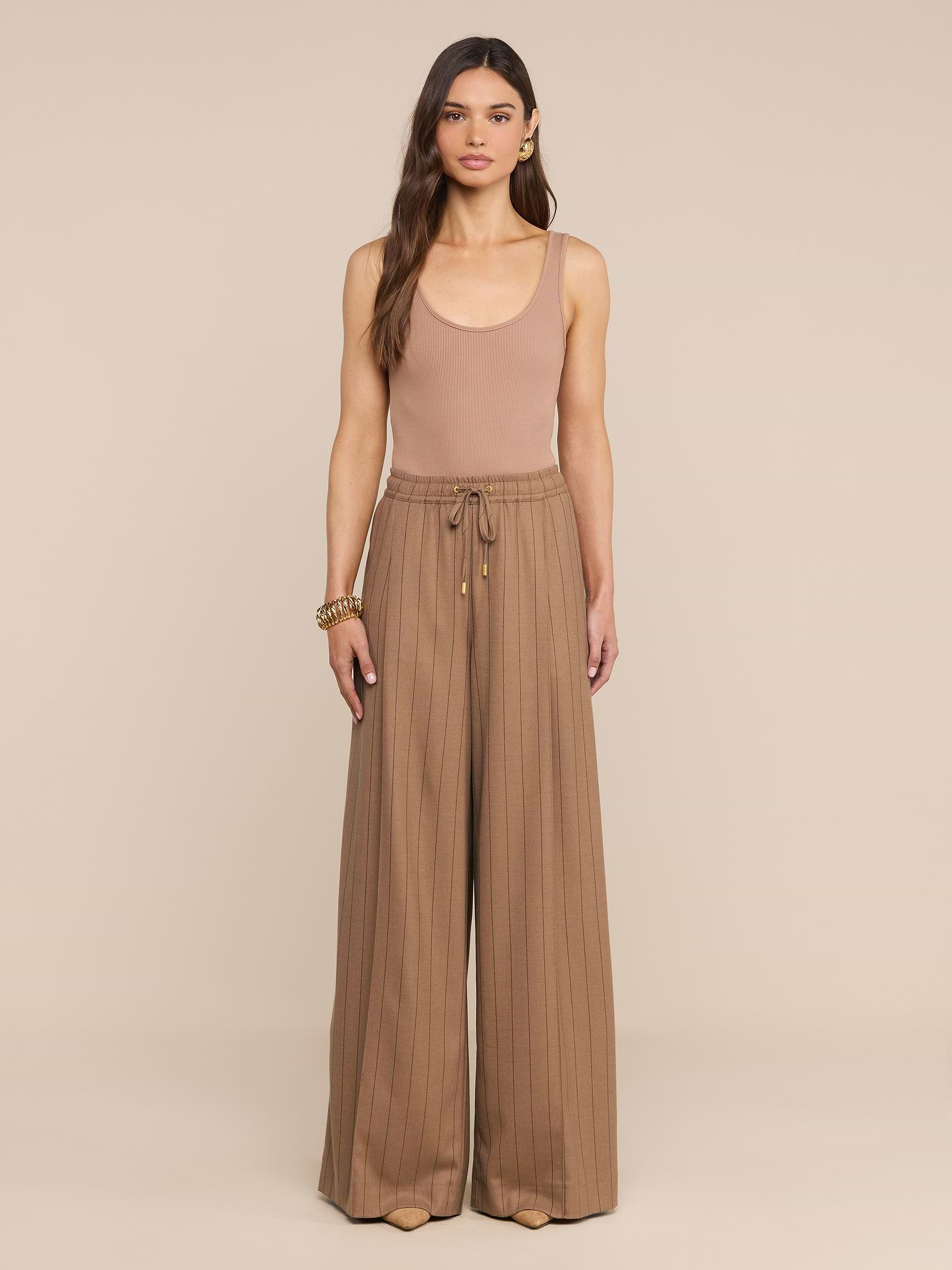 CTHY LUXURY MATERIAL TROUSERS サイズ2 ブラウン CTHY LUXURY MATERIAL TROUSERS サイズ2 ブラウン LUXURY MATERIAL