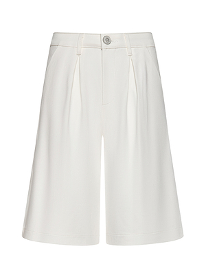 White shorts on a white background