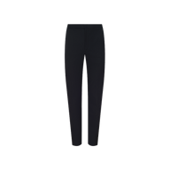 Rebel Trouser in black stretch twill suiting with a slim-straight leg and flat front.