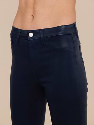 Trendyol Jeans Skinny Vita Alta Donna - Blu Navy - 98% Cotone 2% Elastan