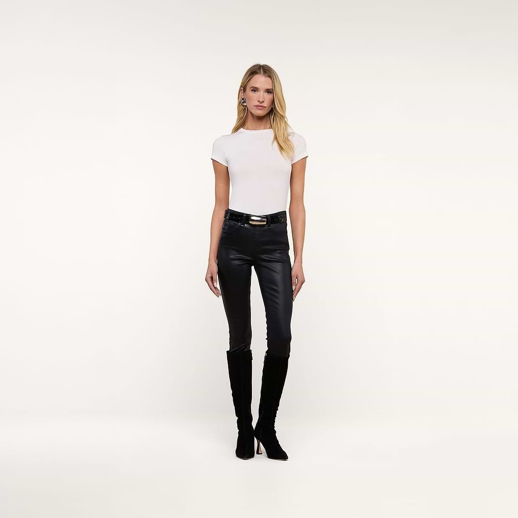 Marguerite Coated Skinny Jean