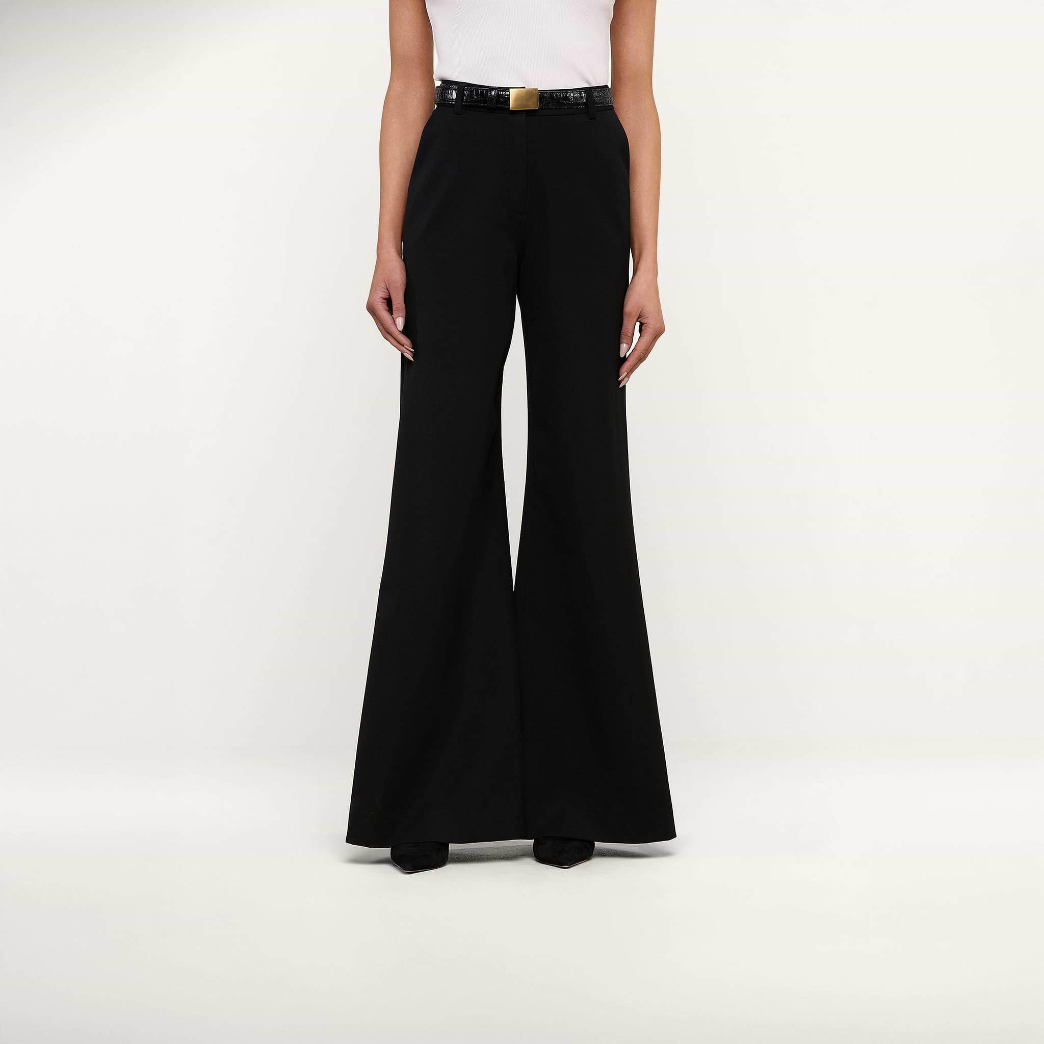 Pilar Wide-Leg Pant in Classic Black