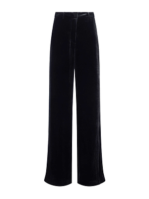 Pilar Velvet Wide-Leg Pant pant L'AGENCE Sale