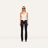 wax coated jean L'AGENCE