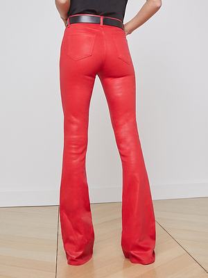 Marty Coated Flare Jean jean L'AGENCE Sale