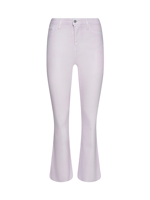 White jeans on a white background