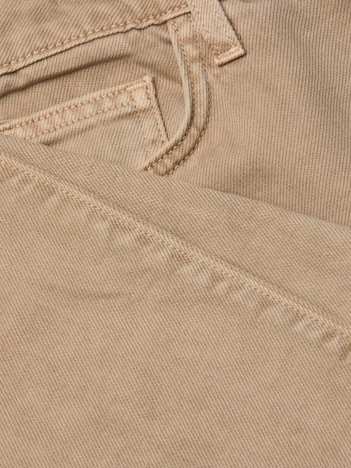 Wanda Cropped Wide-Leg Jean in Biscuit | L'AGENCE