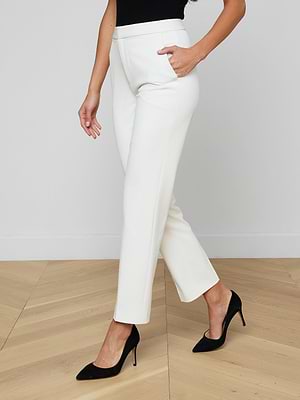 L'AGENCE Rebel Trouser In White L'AGENCE Rebel Trouser In White