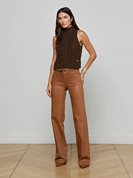 wax coated jean L'AGENCE