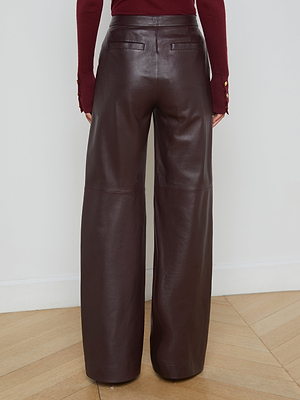 Livvy Leather Trouser pant L'AGENCE Sale