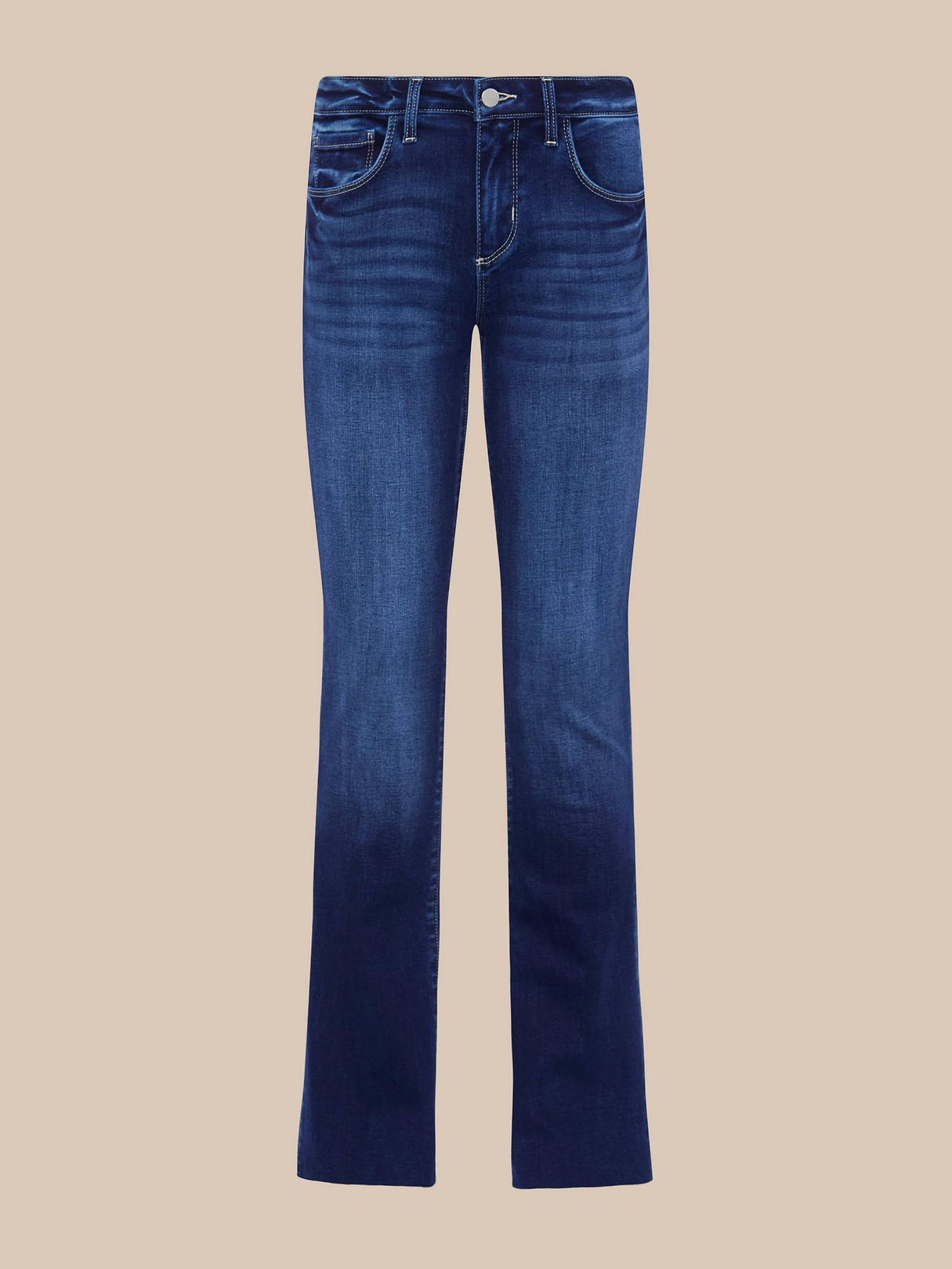 Sneeki Low-Rise Straight-Leg Jean in Columbia | L'AGENCE