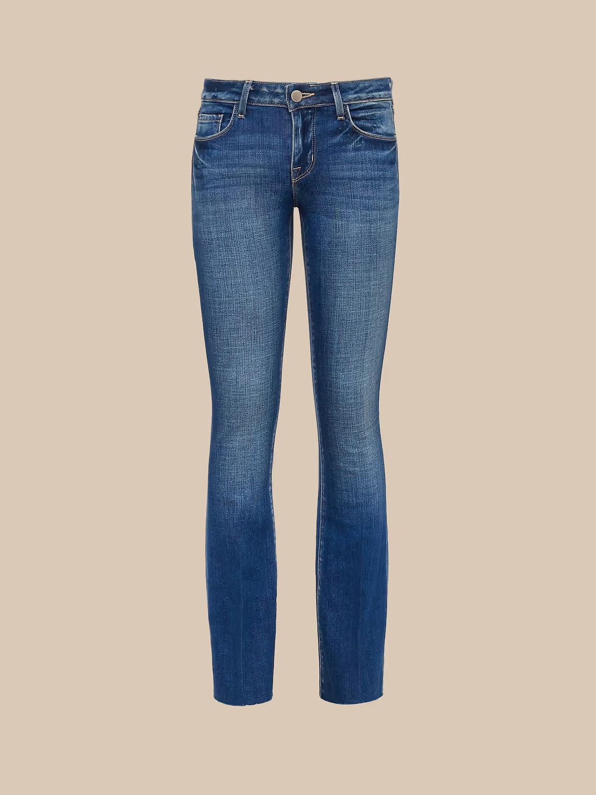 Sneeki Low-Rise Straight-Leg Jean in Hasting | L'AGENCE