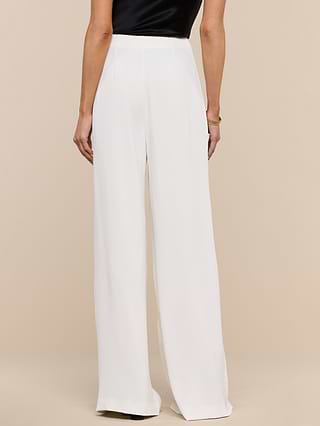 L'AGENCE Nova Pleated Pant in Ivory