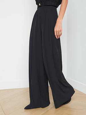 Women's High-Rise Pleat Front Straight Trousers - A New Day Red 8 Women's High-Rise Pleat Front Straight Trousers - A New Day Red 8