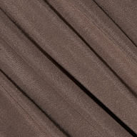 Close-up of the Palmer Satin Pant in brown, featuring diagonal pleats that highlight its soft satin texture and subtle weave pattern.