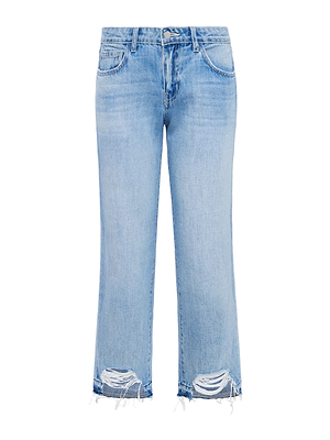 Blaine Cropped Stovepipe Jean jean L'AGENCE