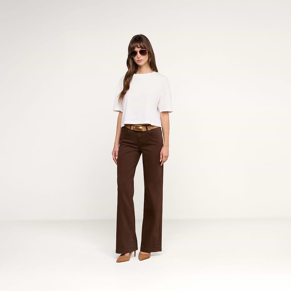 Joanne Low Rise Wide Leg Jean
