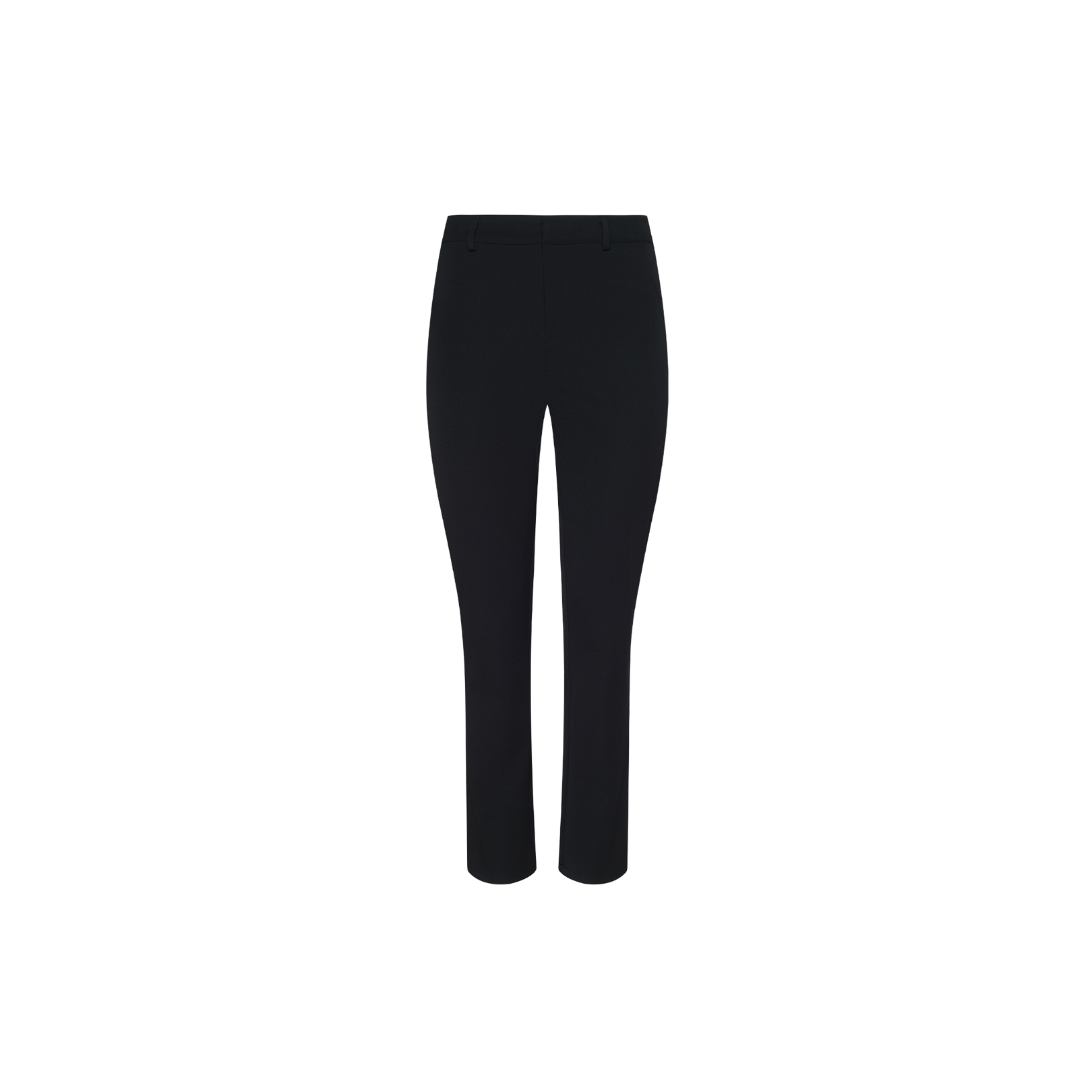 The Ketra Bootcut Trouser is displayed against a plain white background, shown front-facing with belt loops, a smooth waistband, and slant pockets. Crafted from midweight suiting fabric, these bootcut pants offer a polished look.
