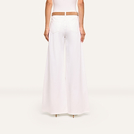 A person is shown from behind wearing the Beau Wide-Leg Jean and a white top, standing against a plain light background.
