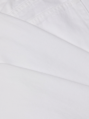 Close-up of white fabric texture