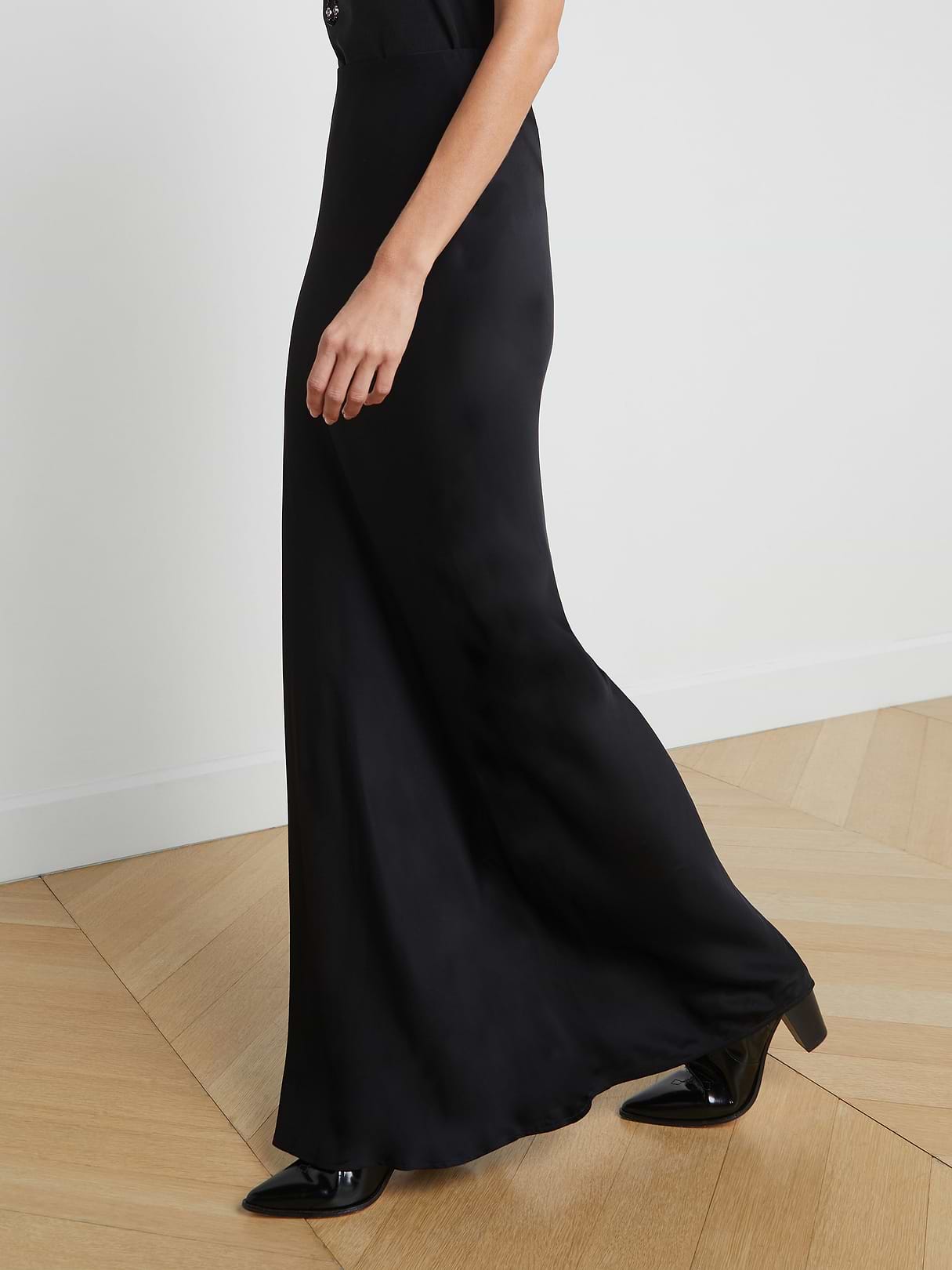 Zeta Skirt In Black | L'AGENCE