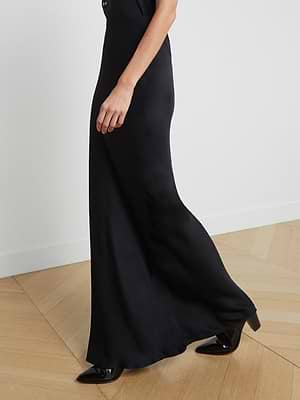 L'AGENCE Zeta Maxi Skirt in Black L'AGENCE Zeta Maxi Skirt in Black