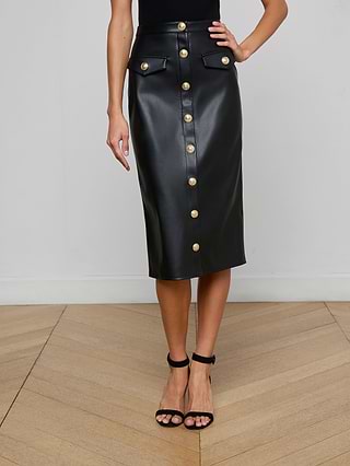 calvin klein women's faux-leather-skirt a-line dress Calvin Klein Dress Womens 8 A-Line Zip Front Short Sleeve Faux Leather Brown