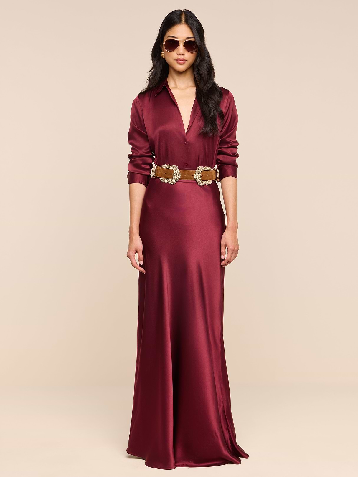 Ryker Silk Maxi Skirt
