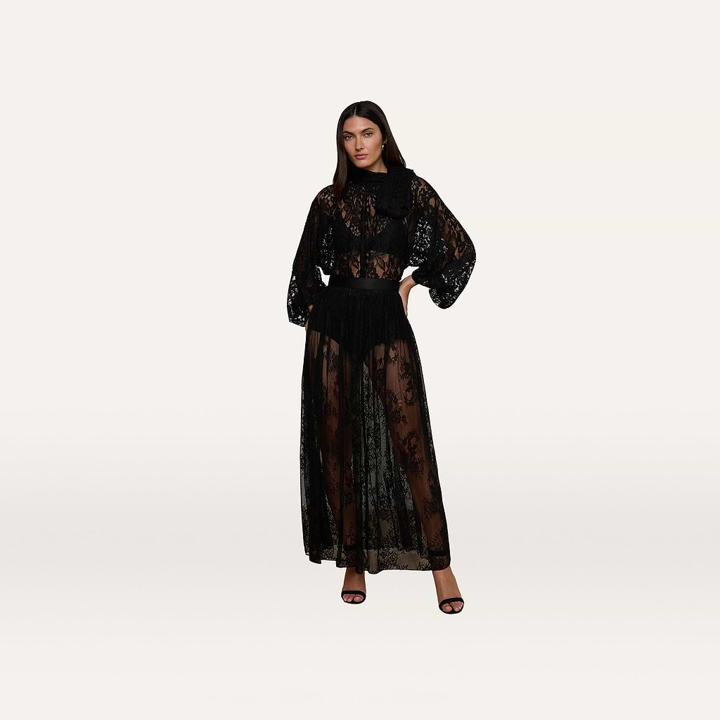 Alona Lace Maxi Skirt