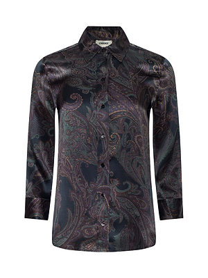 Patterned shirt on a white background