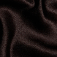 Close-up of the Lexi Silk Camisole, featuring draped dark brown silk charmeuse fabric with bias cut folds.