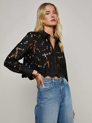 Crop Top Cargo Noir À Lacets. Tops | PLT FR Crop Top Cargo Noir À Lacets. Tops | PLT FR