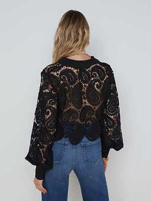 Odelia Lace Blouse blouse L'AGENCE   