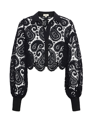 Odelia Lace Blouse blouse L'AGENCE   