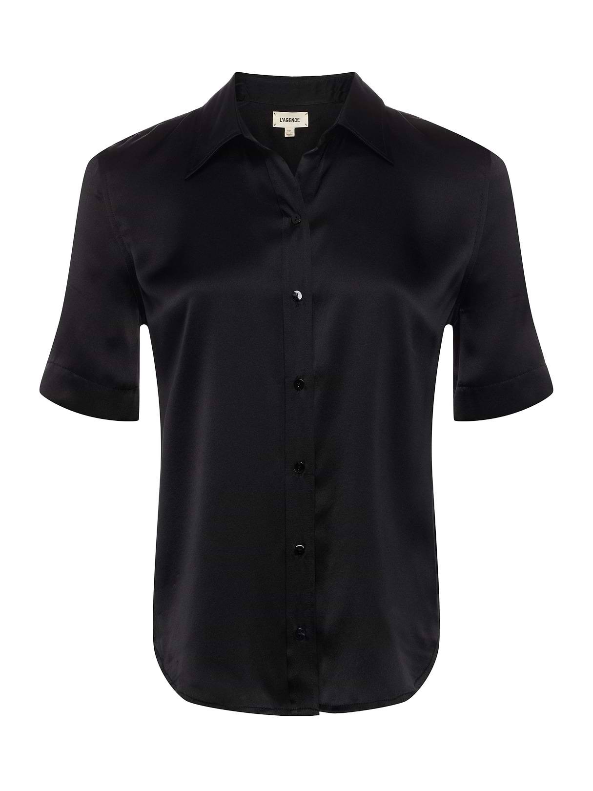 Ellah Silk Blouse in Black | L'AGENCE