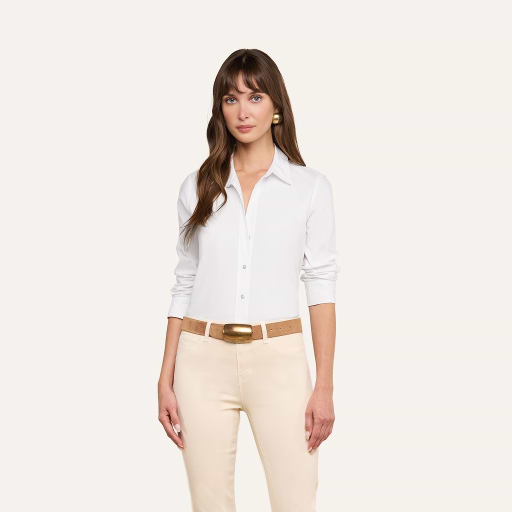 Daniella Cotton Blend Blouse